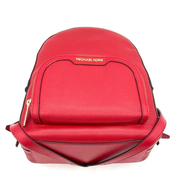 Michael Kors Medium Jaycee Backpack Red/Gold (NWT) - Picture 5 of 12